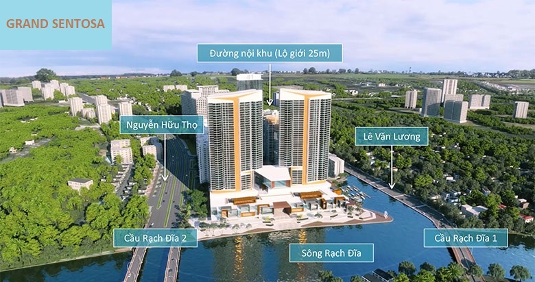 Vị trí dự án Grand Sentosa