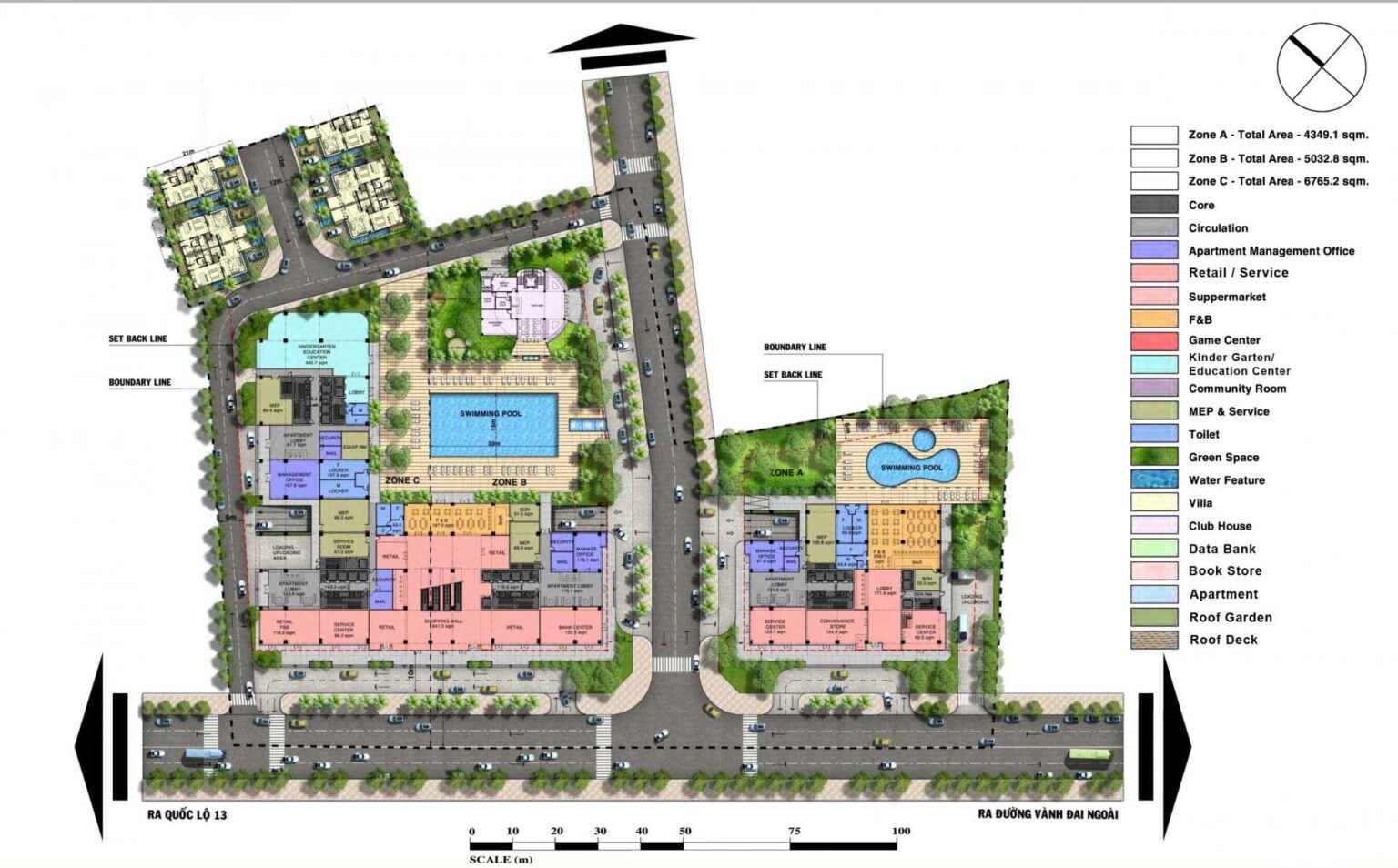 Mặt bằng tổng thể dự án Urban Green